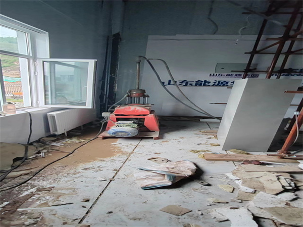 定襄地基基础下沉墙体裂缝加固注浆顶升施工